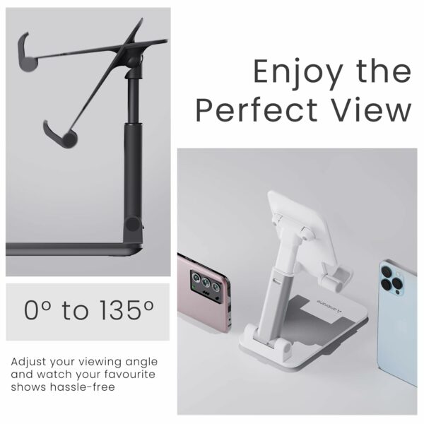 Multipurpose Mobile Holding Stand with Height Adjustment & Anti-Skid Design - Image 5