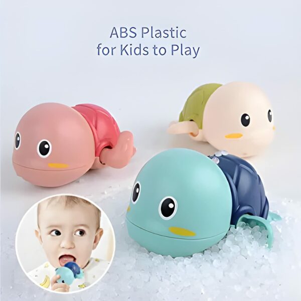 Floating Turtle Bath Toy for Toddlers 1-5 Years - Fun Water Play - Image 2