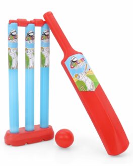 Junior Cricket Set for Kids - Bat, Ball, Stumps & Holder