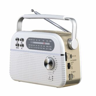 Trinity Solar-Powered MP3 Player & 3-Band Radio - Bluetooth, USB, Solar Charger