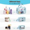 Large Capacity Waterproof Travel Toiletry Bag Set of 3
