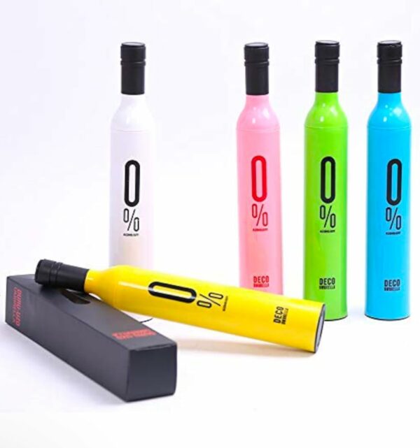 Windproof Portable Mini Umbrella with Bottle Cover for UV & Rain Protection - Image 6