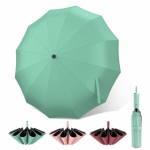23 Inch Windproof Travel Umbrella with Auto Open/Close