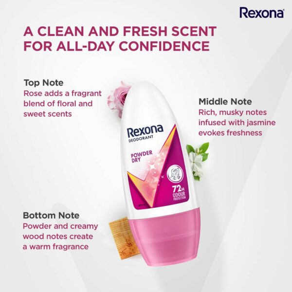 Underarm Odour Protection Roll On for Women - 50ml - Image 3