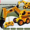Remote-Controlled JCB Digger Toy for Kids - Realistic Construction Vehicle