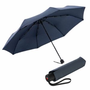 Compact Manual Open Close Windproof Travel Umbrella - 99cm Canopy