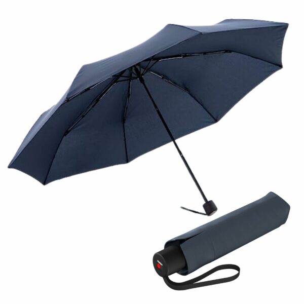 Compact Manual Open Close Windproof Travel Umbrella - 99cm Canopy