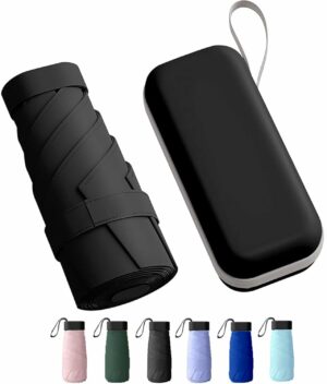 Compact Travel Umbrella - Lightweight, Windproof & UV Protection