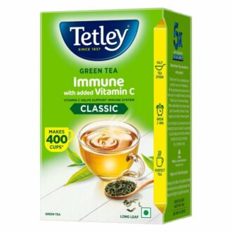 Tetley Loose Green Tea Leaves 500g - Immune Boosting with Vitamin C