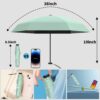 Ultra-Light UPF50+ UV Protection Compact Umbrella - 38 Inch