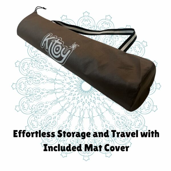 EVA Yoga Mat with Cover - 4mm Anti-Slip, Durable, Easy to Clean - Image 5
