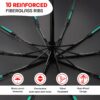 Compact Travel Umbrella with UV Protection & Anti-Slip Handle