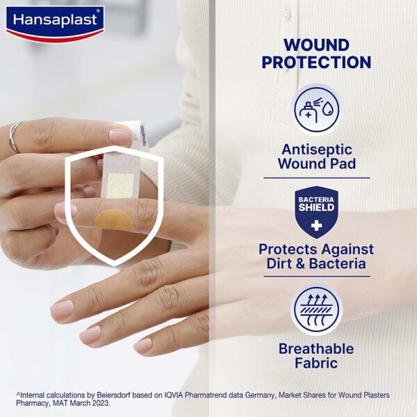 Antiseptic Regular Bandage for Cuts & Wounds - 100 Strips - Image 2
