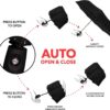 Portable Auto Travel Umbrella - Windproof, Compact & Lightweight