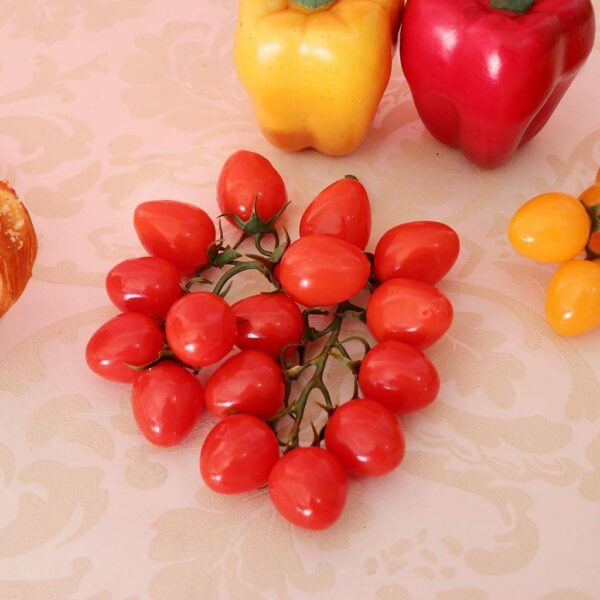 Realistic Artificial Green and Red Peppers for Home Decor - Image 5