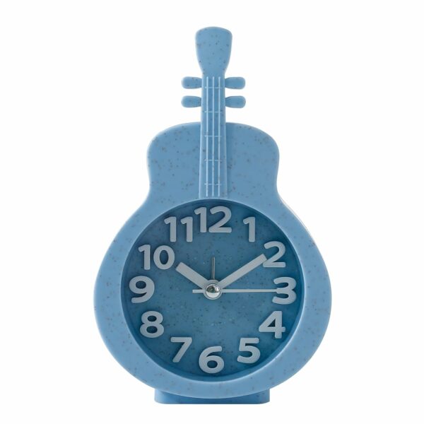 Stylish Violin-Shaped Alarm Clock for Heavy Sleepers - Blue - Image 2