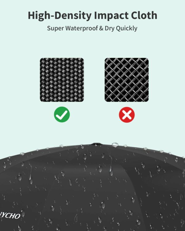 Compact Reverse Folding Umbrella - Windproof & UV Protection - Image 3