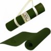 Extra Thick Yoga Mat 4mm with Carry Strap - Army Green