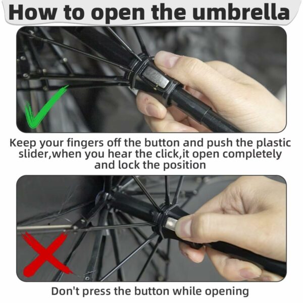 Compact UV Protection Travel Umbrella - Lightweight & Windproof - Image 3