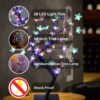LED Cherry Blossom Bonsai Tree Lamp - 18 Inch, 28 Multicolor LEDs, Adjustable Branches