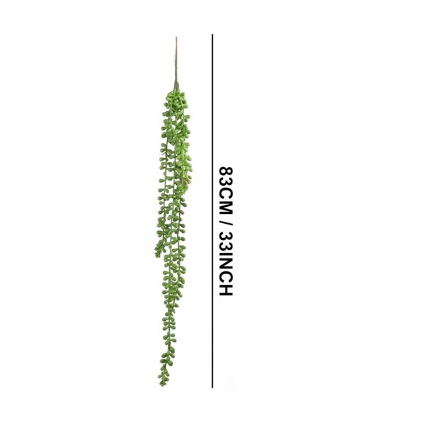 3 Pc Artificial Hanging Succulents - String of Pearls Decor - Image 4