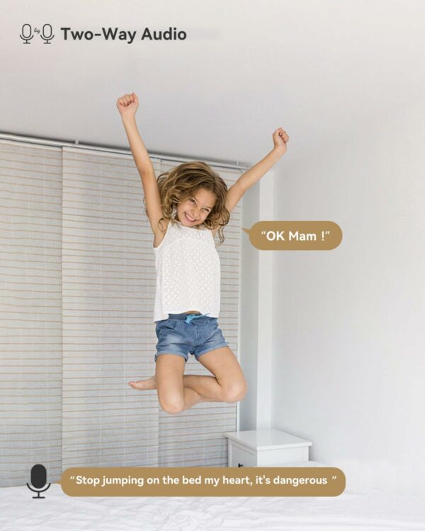 Smart Baby Monitor 1080P HD Camera with Night Vision & Alexa - Image 4