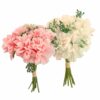 Set of 2 Multi-Color Artificial Hydrangea Flowers - 24.1 cm
