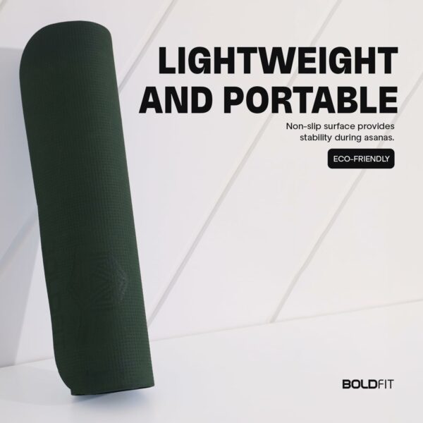 Durable Anti-Slip Yoga Mat for Home Workout - 4mm Thick - Image 4