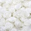 50 Pcs Small Artificial Foam Rose Flowers for DIY Crafts & Decor