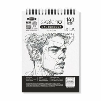 Premium A5 Sketchbook - 50 Sheets, Acid-Free, Durable
