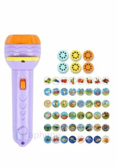 Kids Slide Projector Torch - Premium ABS, Easy-to-Use, Nighttime Safety