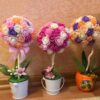 Artificial Foam Floating Flowers for Events & Home Decor - 50 Pcs