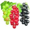 Hanging Artificial Grapes - Pack of 3 Realistic Decor