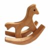Mini Swing Horse for Toddlers - Pure Neem Wood, Portable Fun