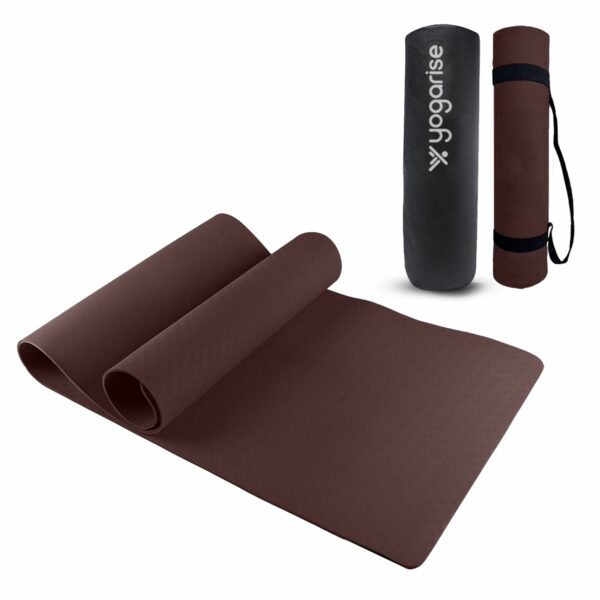 6mm Anti-Skid Yoga Mat with Carry Bag & Strap - Eco-Friendly & Water-Resistant