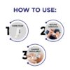 Adhesive Fixation Tape - 100% Cotton, Pack of 3, 5cm x 9.14cm
