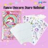 DIY Unicorn Diary for Girls - 13 in 1 Craft Kit, 40 Pages