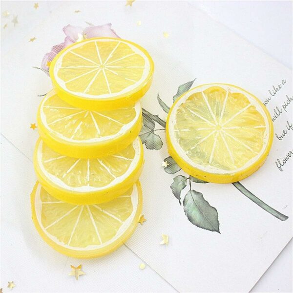 20 Pcs Fake Lemon Slices for Decoration & Photography Props - Image 4