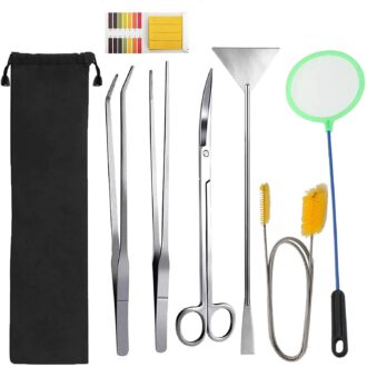 7 in 1 Stainless Steel Aquarium Plant Tools Kit - Rust Resistant