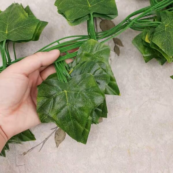 Artificial Leaves Creeper - 7 ft Height, 5 Strands for Versatile Decoration - Image 3