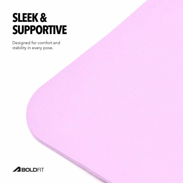 Comfortable Anti-Slip Yoga Mat for Home Gym - 5mm Thick - Image 3