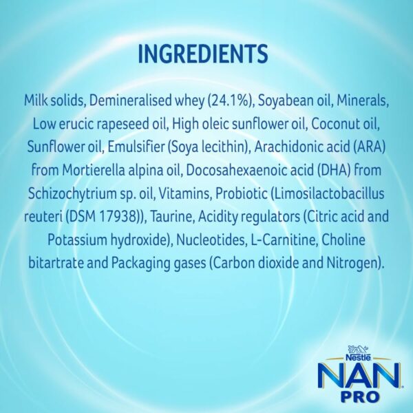 NAN PRO Stage 1 Infant Formula Milk Powder with Probiotics, 400g - Image 6