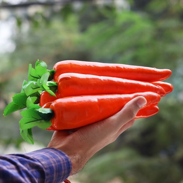 Hanging Artificial Carrot Decoration - Pack of 2 - Image 2
