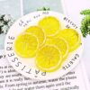 20Pcs Artificial Lemon Lime Slices for Home Decor & Crafts