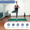 Eco-Friendly 6mm Anti-Skid Yoga Mat with Carry Bag & Strap