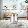 Airtight Stainless Steel Kitchen Canisters - 500ml & 750ml