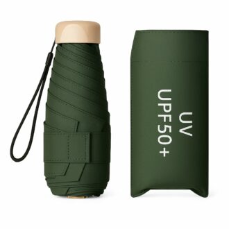 Compact Travel Umbrella with UV Protection - Lightweight Mini Design