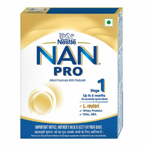 NAN PRO Stage 1 Infant Formula Milk Powder with Probiotics, 400g