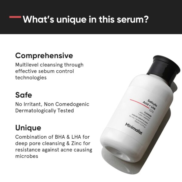 Salicylic Acid Face Wash 2% for Acne Control & Oil Regulation - 100 ml - Image 3