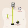 Adjustable Panda Emoji Basketball Set for Kids - Indoor & Outdoor Fun